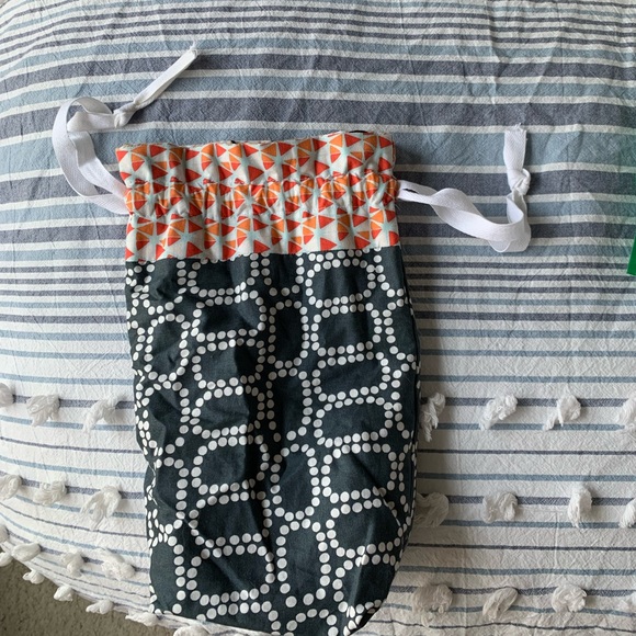 Small Handmade Reversible Drawstring Bag - Picture 4 of 4